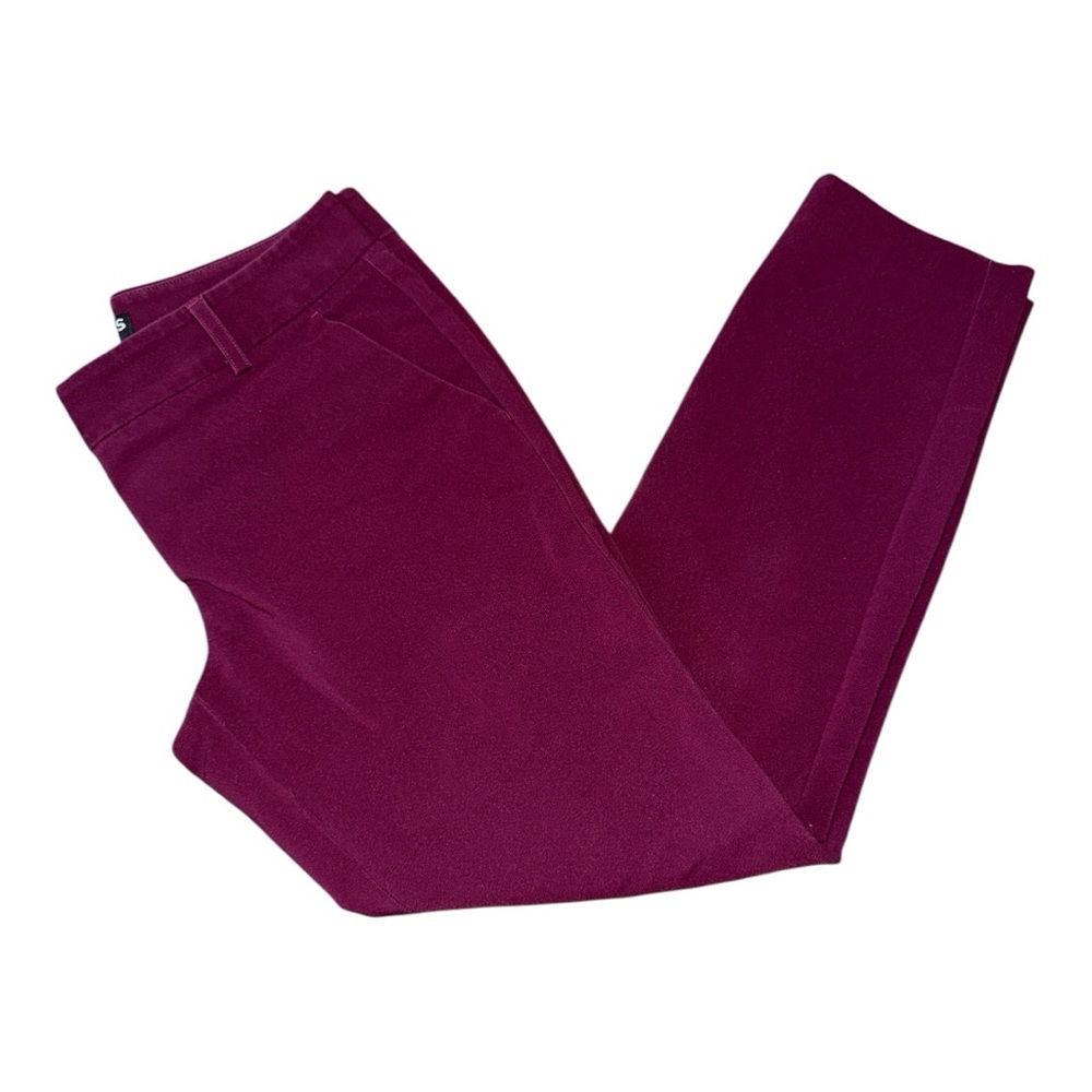 Women’s Express Columnist Wine Red Pants - 2